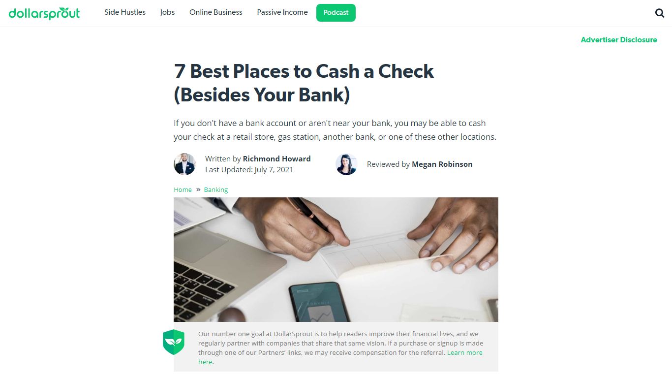 7 Best Places to Cash a Check (Besides Your Bank) - DollarSprout